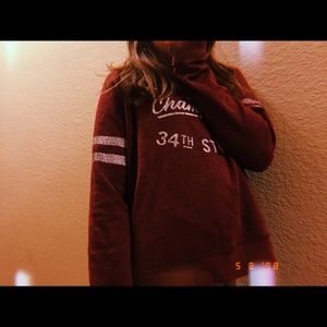 aeropostale cropped hoodie